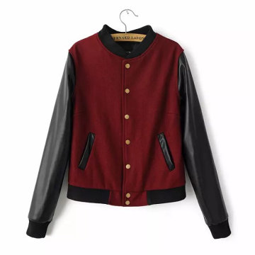 2015 Hot Sale Nouvelle veste en cuir femme hiver d&#39;hiver